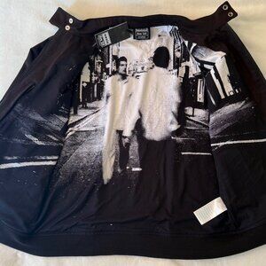 Oasis Live 25 Harrington Jacket Black Brand New w/Tag SIZE M Morning Glory Logo